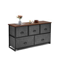 5 Drawer Storage Organizer Unit With Sturdy Iron Frame