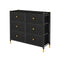 Fabric Dresser Tower With 6 Drawers For Living Room Closet