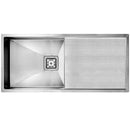 Dromma Stainless Steel Kitchen Sink 1000mm Single Bowl with Drainboard
