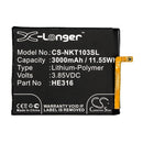 Cameron Sino Cs Nkt103Sl 3000Mah Battery For Nokia 6 Dual Sim Mobile