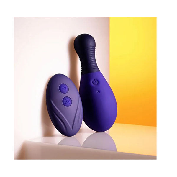 Selopa Egg Me On Purple 10 Cm Rechargeable Egg With Wireless Remote