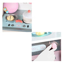 Wooden Kitchen Playset For Kids Japanese Style Kitchen Set Pink