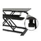 Adjustable Standing Desk Riser With Gas Spring Black