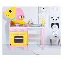 Wooden Kitchen Playset For Kids Puppy Shape Kitchen Set