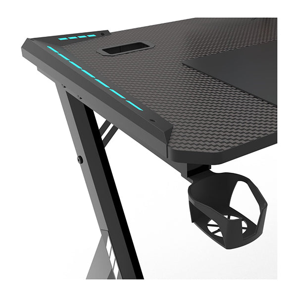 Rgb Gaming Desk Y Shape Black 100Cm