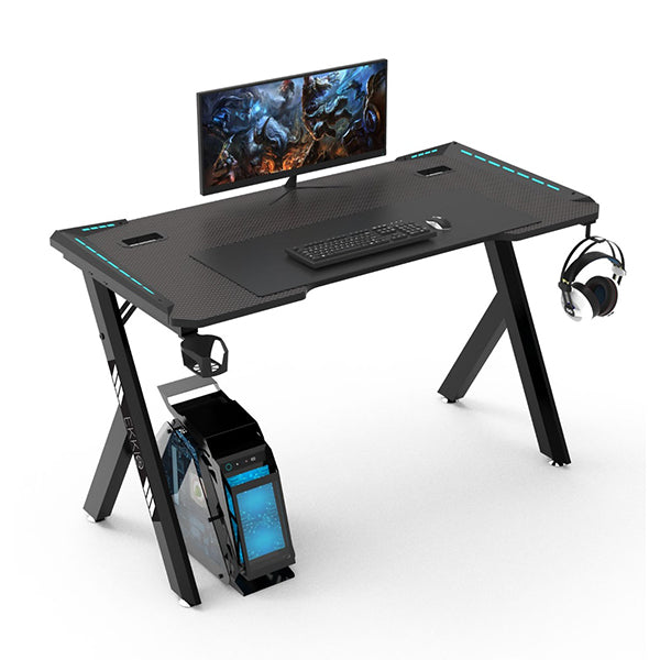 Rgb Gaming Desk Y Shape Black 100Cm