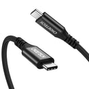 CHOETECH XCC-1007 USB-C 3.1 Gen2 PD100W 4K M to M 10Gbps Super Speed Cable 2M Black