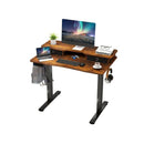 Electric Standing Desk Height Adjustable With 2 Drawers And Hooks