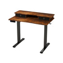 Electric Standing Desk Height Adjustable With 2 Drawers And Hooks