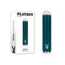 Playboy Pleasure Emerald Blue Rechargeable Glass Tipped Bullet