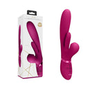 Vive Ena Pink 25 Cm Thrusting Vibrator With Air Wave Stimulator
