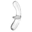 Satisfyer Double Crystal Clear Glass Double Ended Dildo