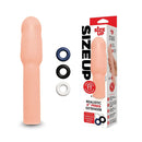 Size Up Realistic Penis Extender Flesh Penis Extension Sleeve