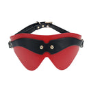 Ouch Milan Collection Blindfold Black Red Eyemask