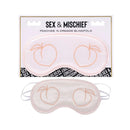 Sex And Mischief Peaches N Creame Blindfold Peach Eyemask