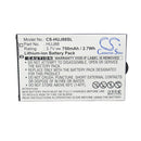 Cameron Sino Cs Huj88Sl 750Mah Battery For Huawei Ez Cricket J88 Phone