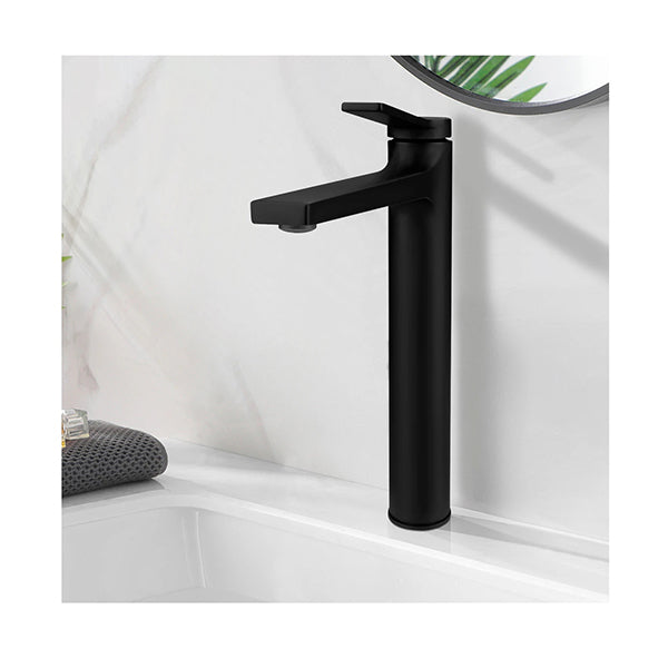 Tall Basin Tap Hot Cold Single Handle Bathroom Sink Faucets Vanity