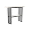 Faux Marble Sofa Table With Faux Marble Tabletop