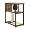 Cat Tree And End Table Rustic Brown