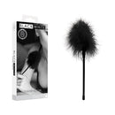 Ouch Black And White Feather Tickler Black Feather Crop
