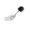 Ouch Black And White Feather Tickler Black Feather Crop
