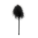 Ouch Black And White Feather Tickler Black Feather Crop