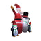 180Cm Santa Snowman And Penguin Greeting Christmas Inflatable With Led