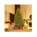 Pre Lit Artificial Christmas Tree With Multicolored Led Lights