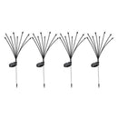 Solar Lawn Lights 8 Led 4Pc Or 6Pc Outdoor