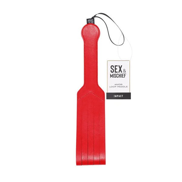 Sex And Mischief Amor Loop Paddle Red Paddle