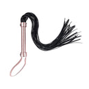 Sex And Mischief Brat Flogger Rose Gold Black Flogger