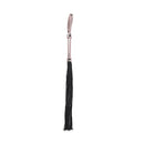 Sex And Mischief Brat Flogger Rose Gold Black Flogger
