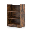 Floor Standing Open Bookshelf With Adjustable Shelves