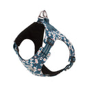 Floral Dog Harness Blue