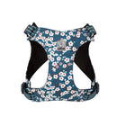 Floral Dog Harness Blue