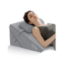 3 Pieces Adjustable Bed Wedge Pillow Set With Memory Foam