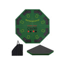 8 Player Foldable Poker Table Topper With Carrying Bag