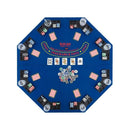 8 Player Foldable Poker Table Top With Carrying Bag