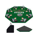 8 Player Foldable Poker Table Top With Carrying Bag