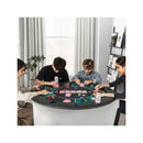 6 Player Foldable Poker Table Top With Carrying Bag
