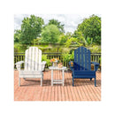 Folding Adirondack Chair With Cup Holder For Outdoor Navy