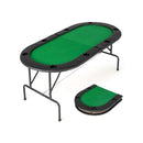 Folding Cardboard Game Table With Cup Holders And Armrests