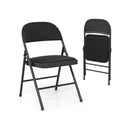 Folding Chairs Padded Party Chairs With Metal Frame
