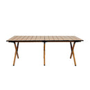 Folding Camping Table Chair Set Black And Oak