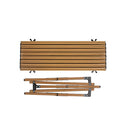 Folding Camping Table Chair Set Black And Oak