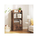 Freestanding Bookcase With Drawer 3 Tier Open Display Shelf