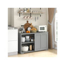 Freestanding Storage Cabinet With Sliding Door