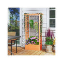 Freestanding Wood Raised Garden Bed Planter Box With Trellis