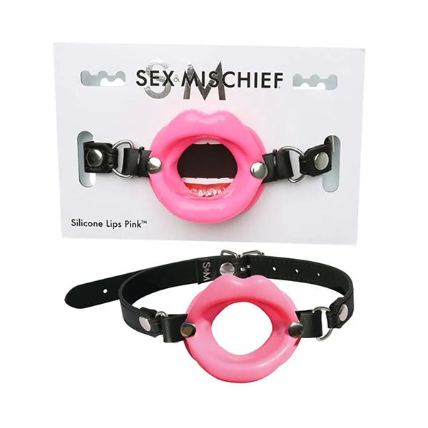Sex And Mischief Silicone Lips Mouth Gag Mouth Restraint
