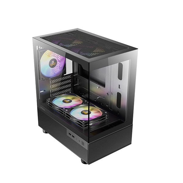 Antec Cx200M Rgb Elite Matx 270 Degrees View Usb Audio Gaming Case